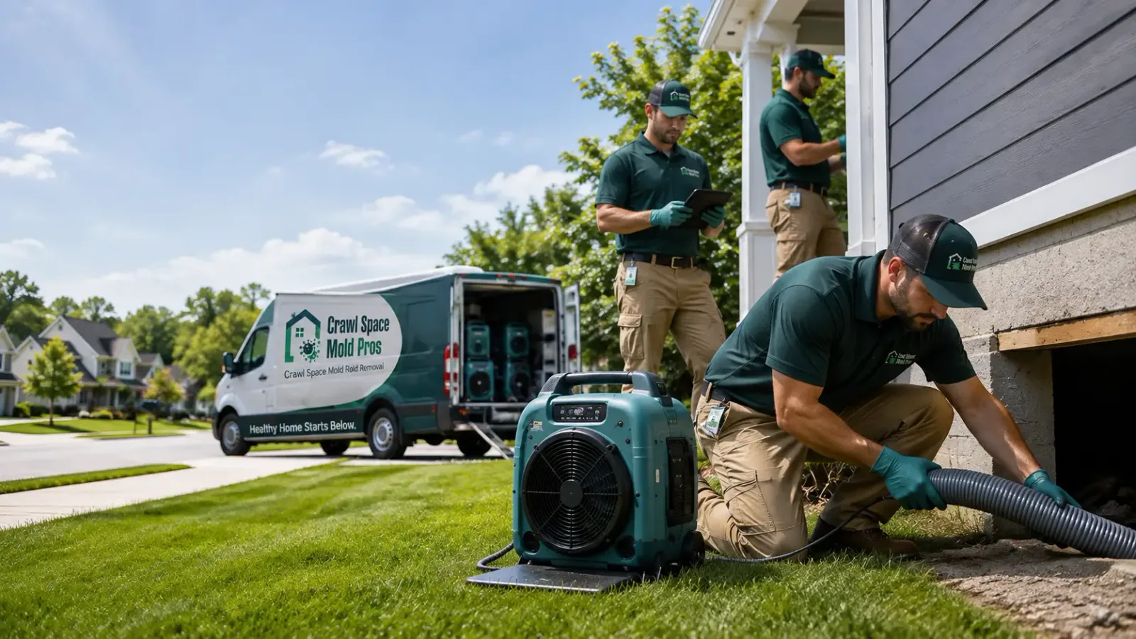 Crawl Space Mold Removal in Deerfield, MI